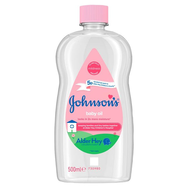 Johnson's Baby Oil 500ml, British Online