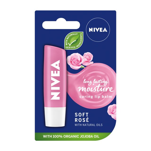 Nivea Soft Rose Lip Balsam 4,8g