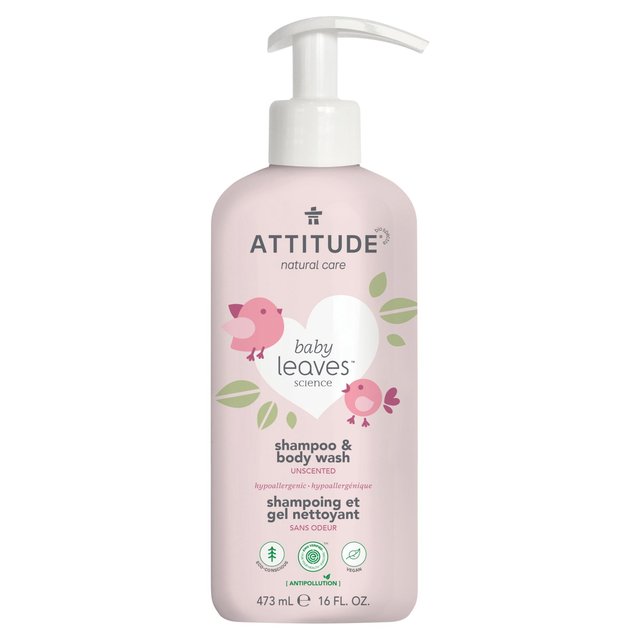 Attitude Baby Leaves 2in1 Shampoo Fragrance Free 473ml