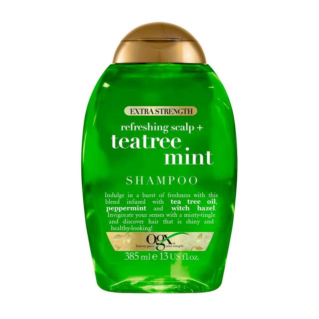 OGX Refreshing Scalp+ Teatree Mint Extra Strength Shampoo 385ml