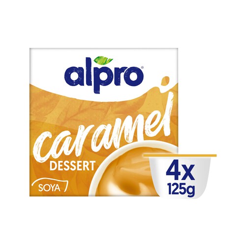 Alpro Caramel Soya Dessert 4 x 125g