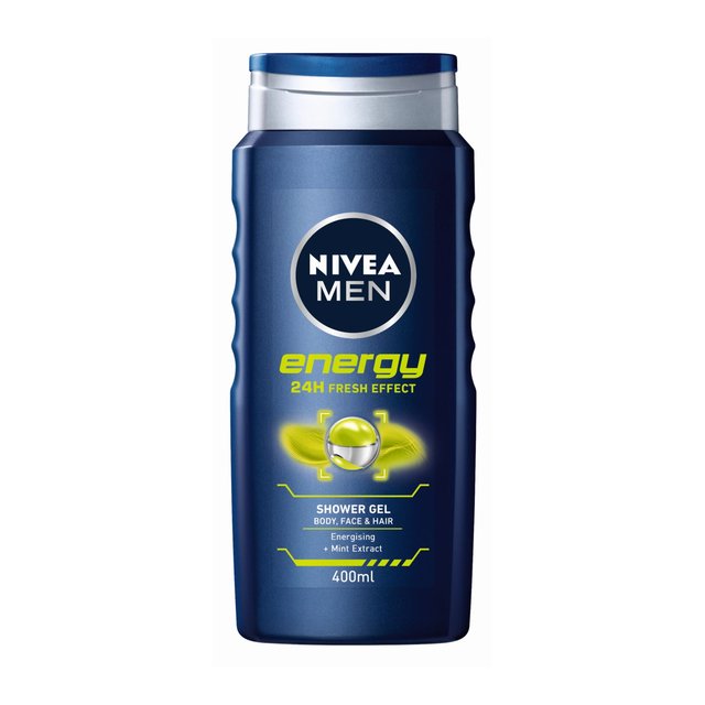 Nivea Men Shower Gel Energy Body Wash 400ml