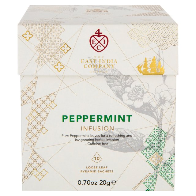 Die East India Company Pfeffermint Infusion Pyramid Bags 10 pro Pack