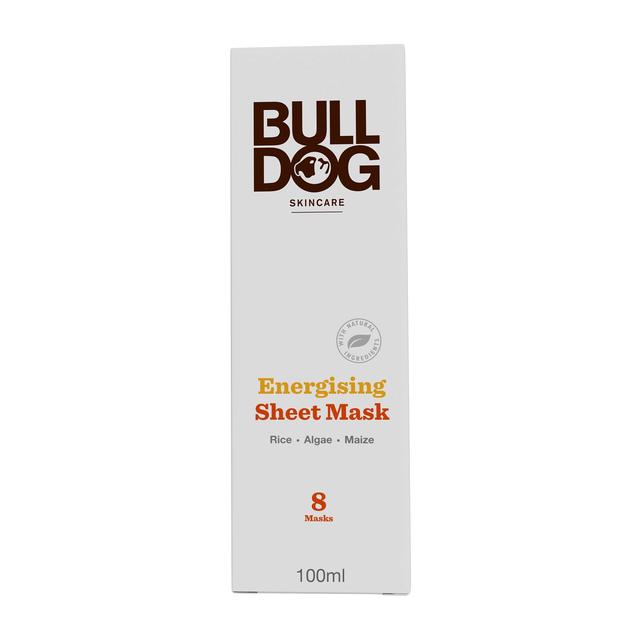 Bulldog Skincare Energising Sheet Mask 8 per pack