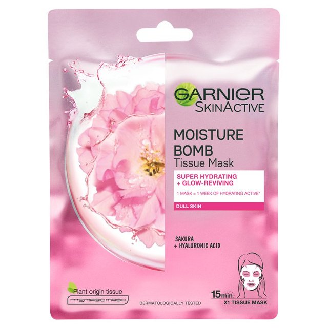 Garnier Moisture Bomb Sakura Hydrating Sheet Dull Skin British