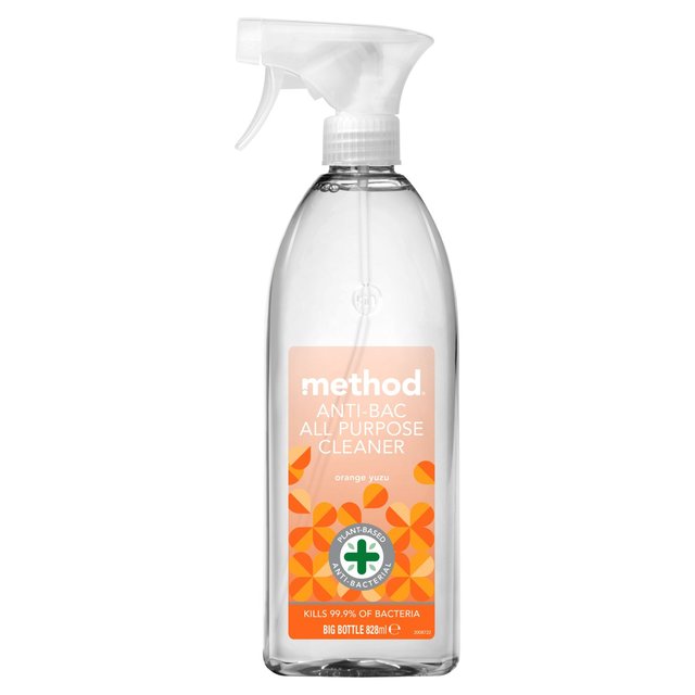 Método Antibacterial para todo propósito limpiador naranja yuzu 828ml