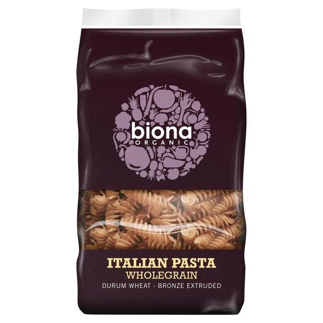 Biona Organic Whole Wheat Fusilli 500g