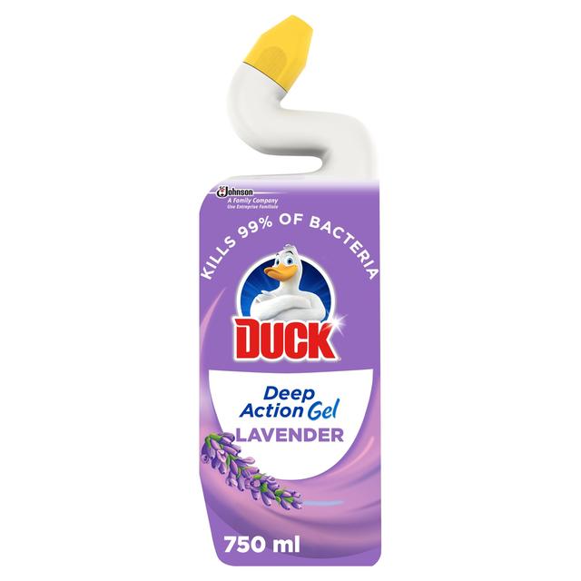 Duck Deep Action Gel Toilet Liquid Cleaner Lavender 750ml