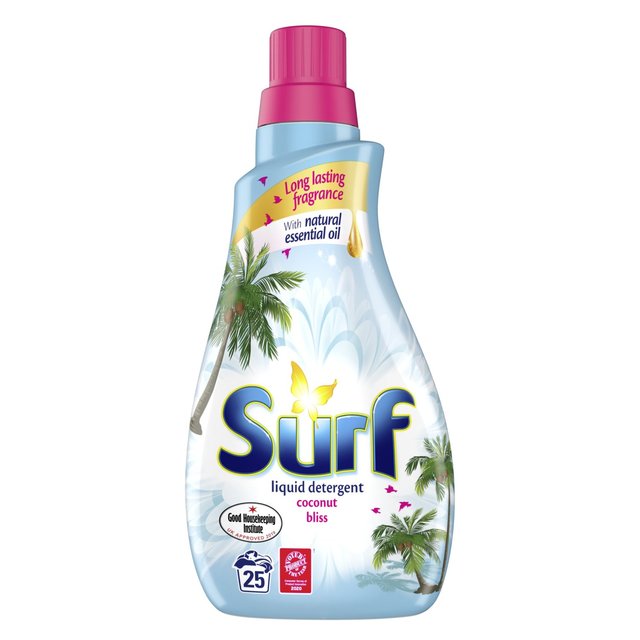 Surf Liquid Washing Detergent Coconut Bliss 25 Wash 875ml
