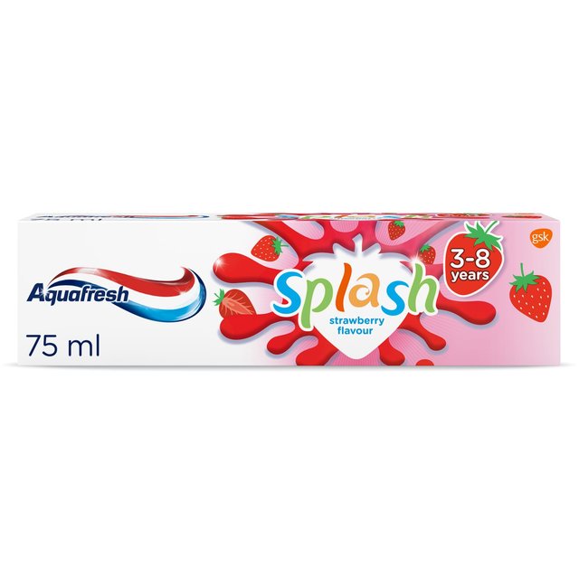 Aquafresh Kids Splash Strawberry Zahnpasta 75ml