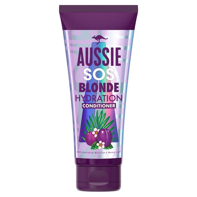 Aussie Blonde Hydration Purple Hair Conditioner For Blonde and Silver Hair 200ml