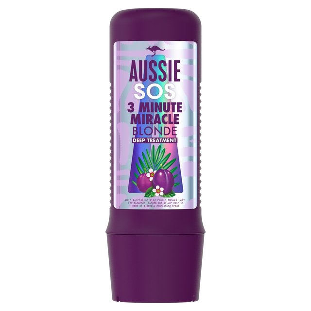 Aussie Blonde Hydration Purple 3 Minute Miracle Deep Hair Mask 225ml