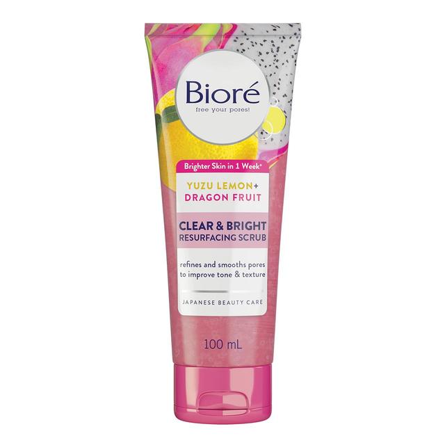 Biore Clear & Bright Resurfacing Scrub 100 ml