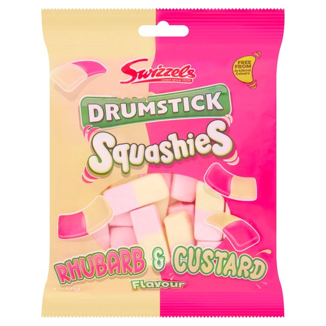 Swizzels Squashies Drumstick Rhubarb & Custard 160g