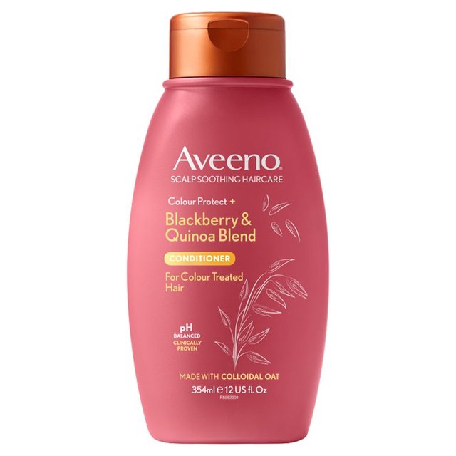 Aveeno Scalp Soothing Colour Protect Blackberry & Quinoa Conditioner 354ml