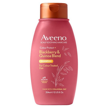 Aveeno Scalp Soothing Colour Protect Blackberry & Quinoa Shampoo 354ml
