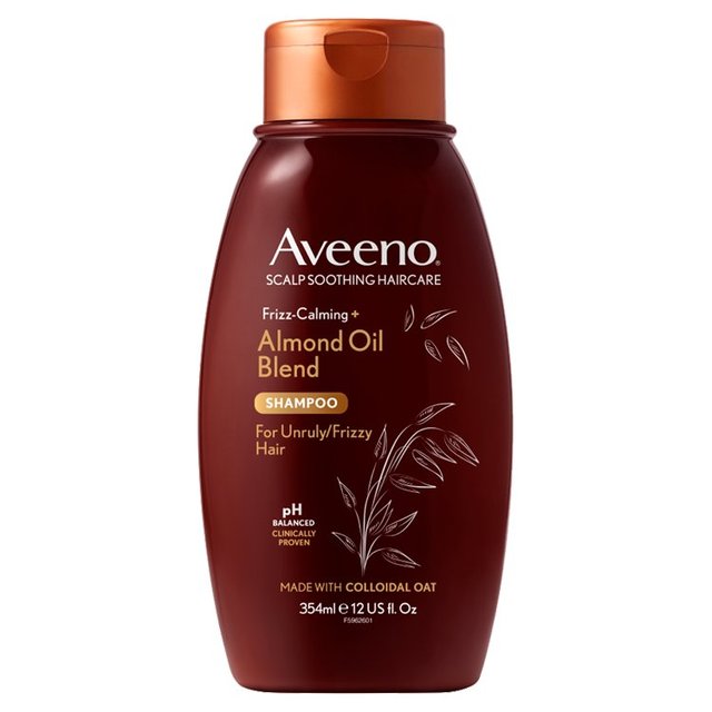 Aveeno Scalp Soothing Haircare Frizz Calming Almond Oil Blend Shampoo 354ml