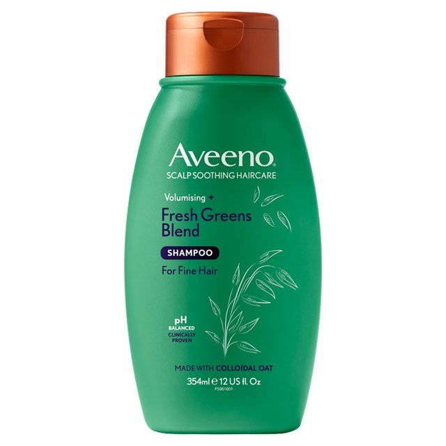 Aveeno Scoothing Haircare Voluming Fresh Greens Blend Shampoo 354ml