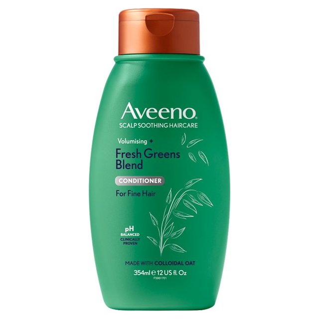 Aveeno -Kopfhaut beruhigte Haarpflege volumining frisches Greens Blend Conditioner 354ml