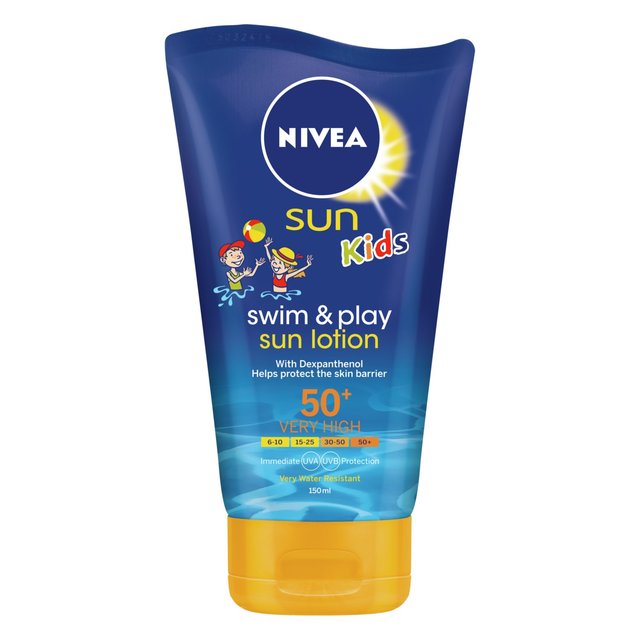 Nivea Sun spf 50+ Kinder schwimmen und spielen 150 ml