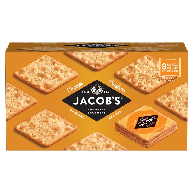 Jacobs Cream Crackers Snackpack 192G