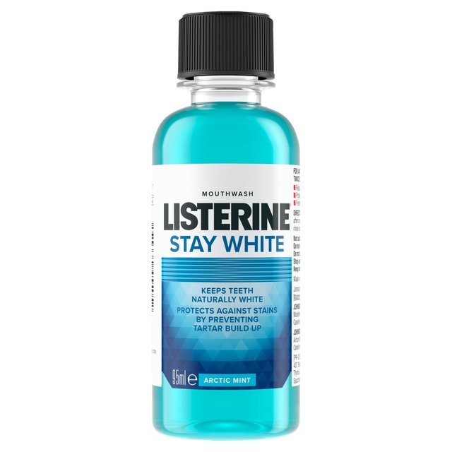 Listerine Arctic Mint Stay White Antibacterial Mouthwash 95ml