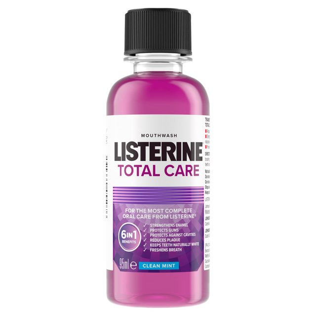 Listerine Total Care Mundwash Cleart Mint 95ml