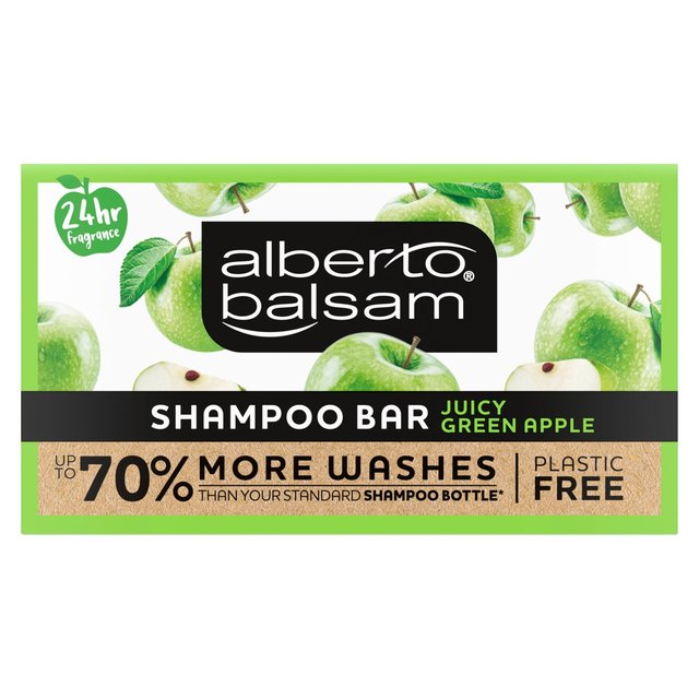 Alberto Balsam saftiger grünes Apfel Shampoo Bar 75g