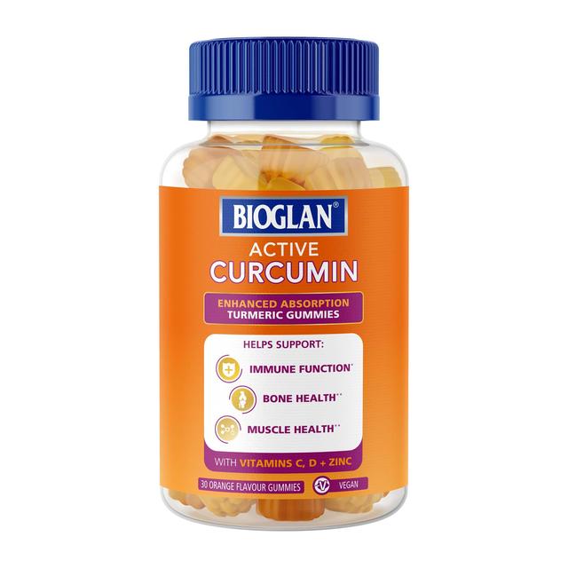 Bioglan Curcumin Gummies 30 par paquet
