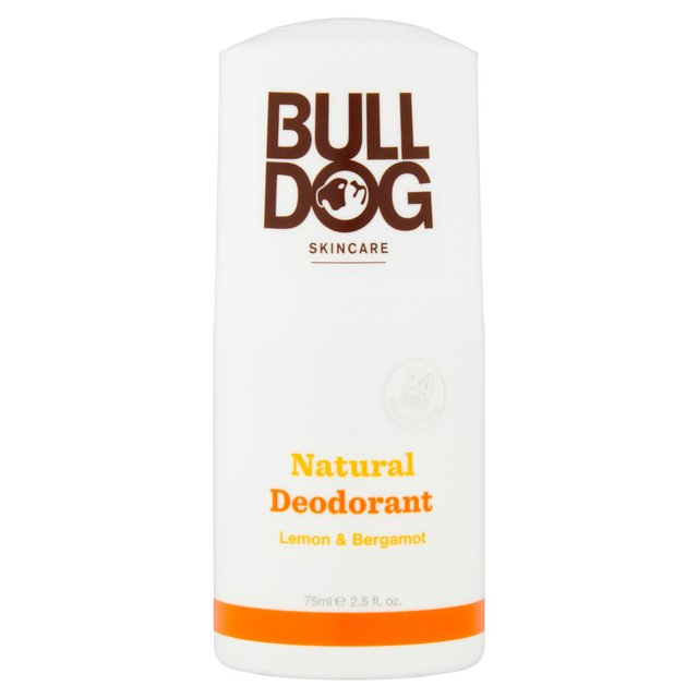 Bulldog Skincare Natural Deodorant Roll On Lemon & Bergamot 75ml