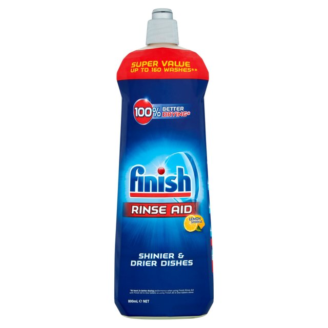 Finish Rinse Aid Shine &amp; Dry Aroma Limón 800ml 