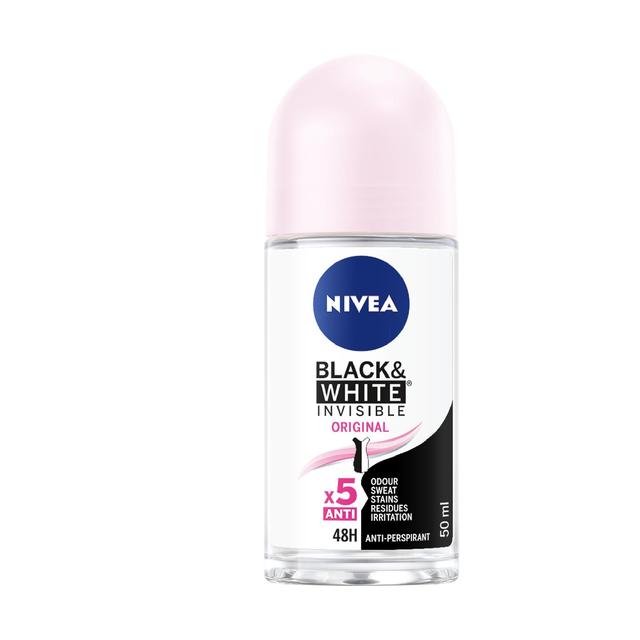 Nivea Anti-Perspirant Deodorant Roll-On Black & White Original 50ml