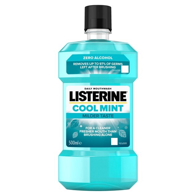 Listerine Cool Mint Milder Taste Mouthwash 500ml