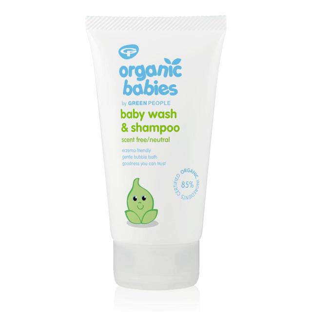 Grüne Menschen Bio -Babys Baby Wash & Shampoo Duft frei 150 ml