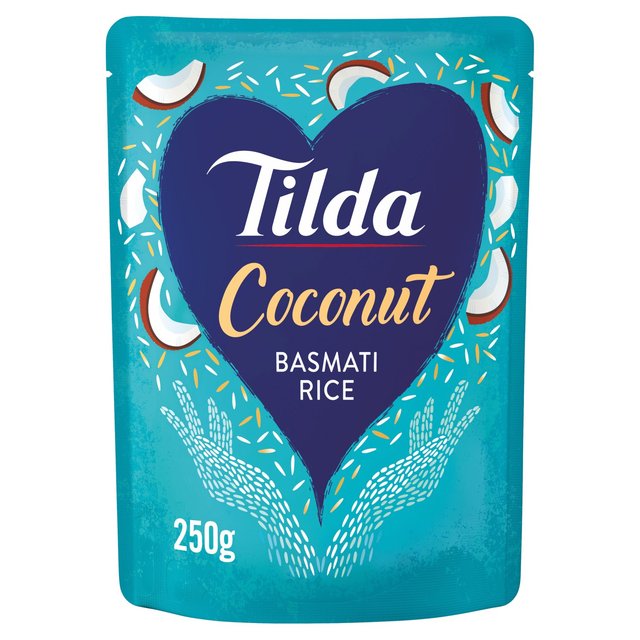 Tilda micro-ondes de noix de coco basmati riz 250g