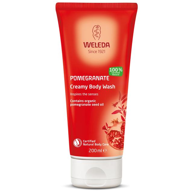 Weleda Natural Pomegranate Creamy Body Wash Vegan 200ml