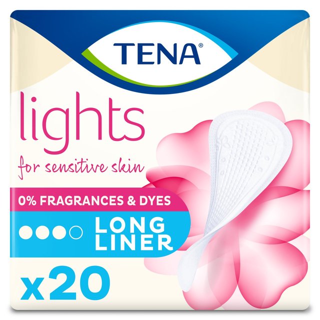 TENA Long Incontinence Liners 20 per pack