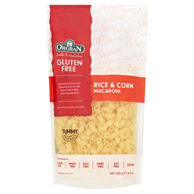 Orgran Gluten Free Rice & Corn Pasta Macaroni 250g