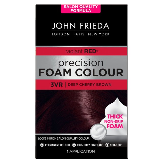John Frieda Precision Foam Farbe Haarfarbe Tiefkirschbraun 3VR