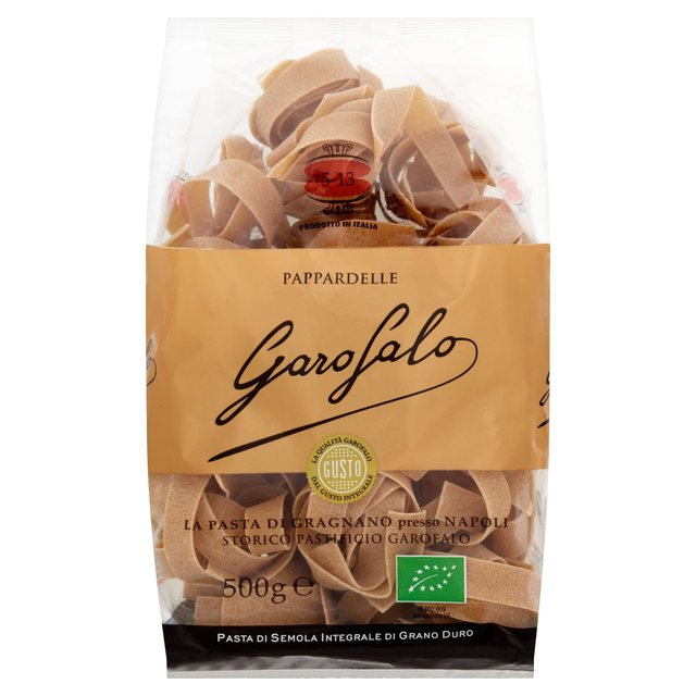 Garofalo Bio -Vollweizen -Pappardelle Pasta 500 g
