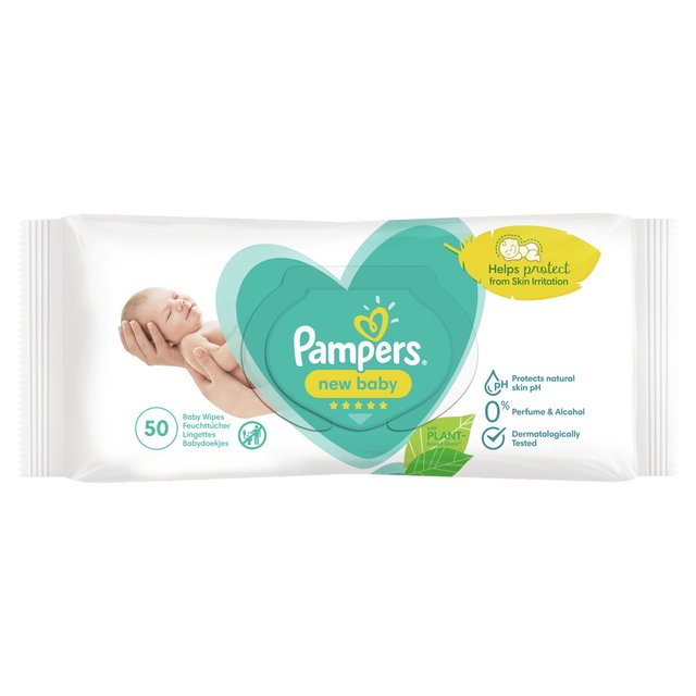 Pampers New Baby Sensitive Baby Wipes 50 per pack