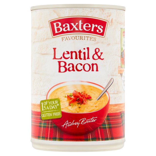 Baxters favoritos lentejas y sopa de tocino 400g