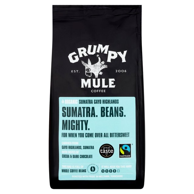 Gruñón mula sumatra café granos 227g