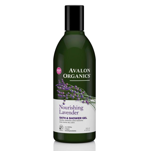 Avalon Organic Lavender Bath & Shower Gel Vegan 355ml