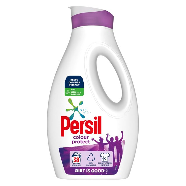 Persil Laundry Washing Liquid Detergent Colour 38 Wash 1L