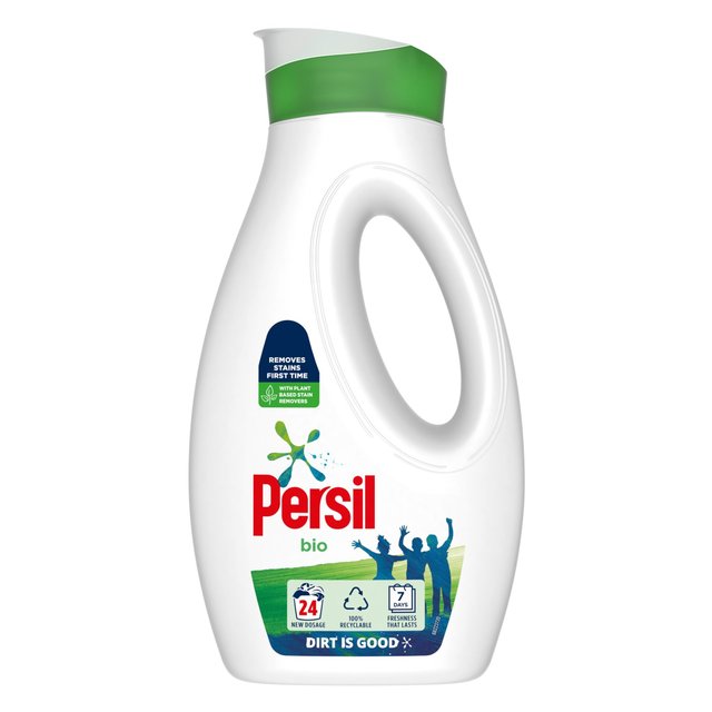 Persil Laundry Washing Liquid Detergent Bio 24 Wash 648ml