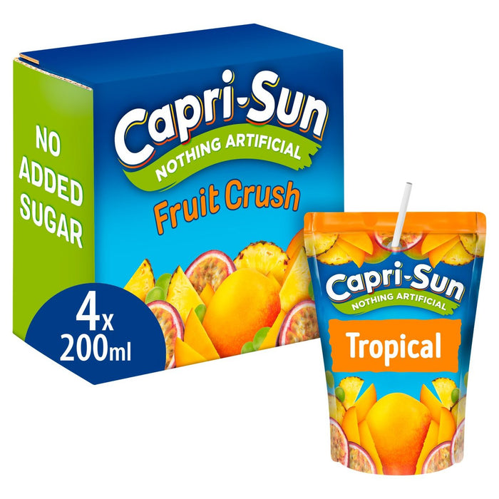 Capri Sun Fruit Crush Tropical 4 x 200ml