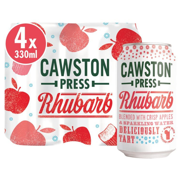 Cawston Press Sparkling Rhabarber & Apple 4 x 330 ml