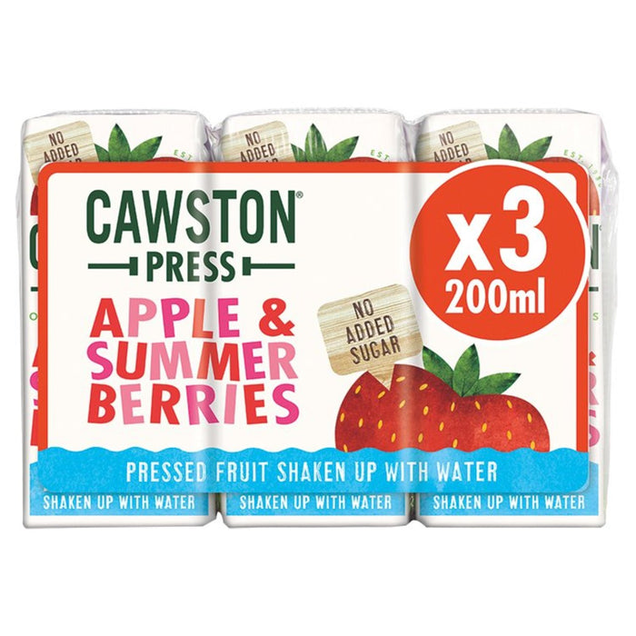 Cawston Press Apple & Summer Berries Kids 3 x 200ml