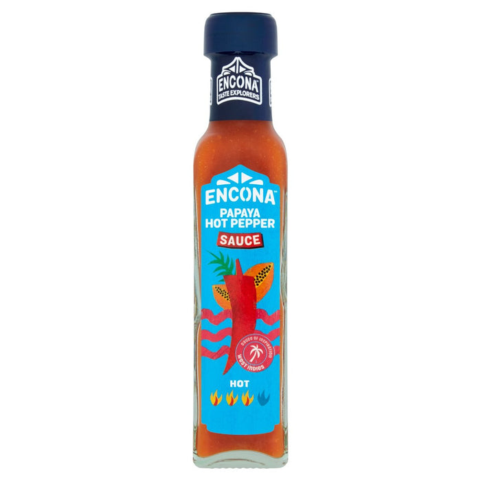 Encona WI Papaya Hot Pepper Sauce 142ml